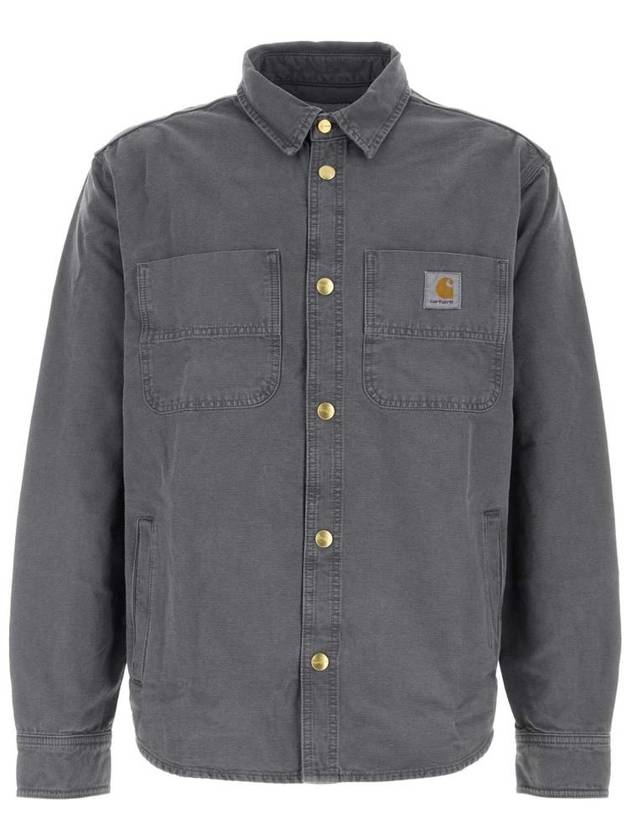 Conro Regular Fit Long Sleeve Shirt Grey - CARHARTT WIP - BALAAN 1