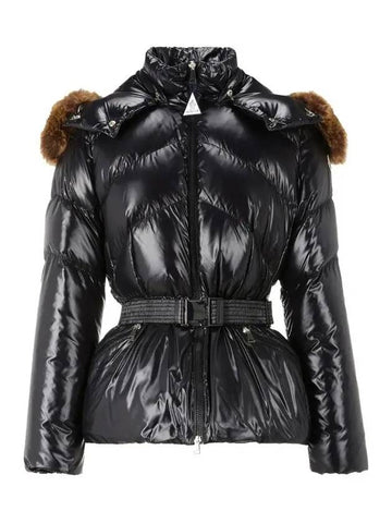 late belted fur hood padding 1A001 01 68950 999 - MONCLER - BALAAN 1