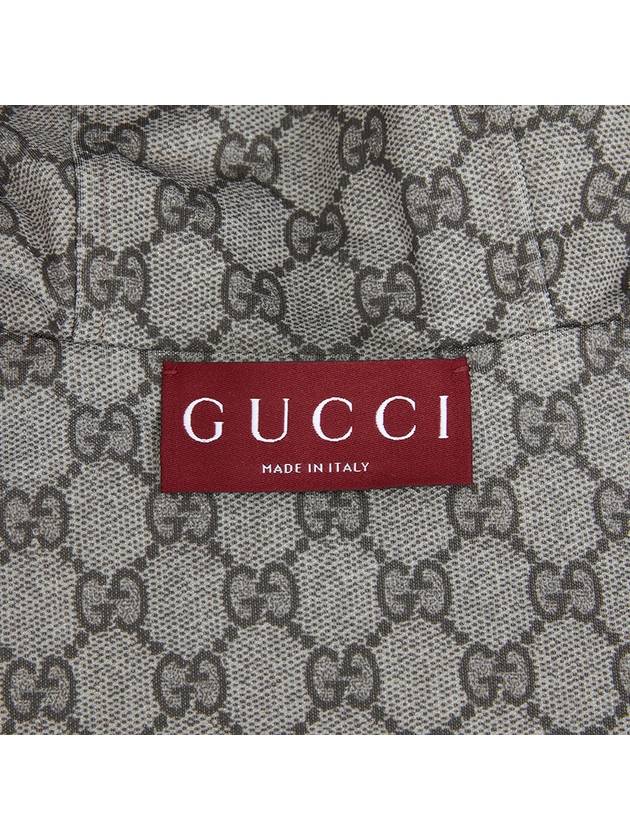 GG Technical Jersey Zip-Up Hoodie Beige - GUCCI - BALAAN 10