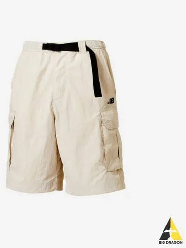 Uni NBSC Cargo Shorts Pants 35 Beige - NEW BALANCE - BALAAN 1