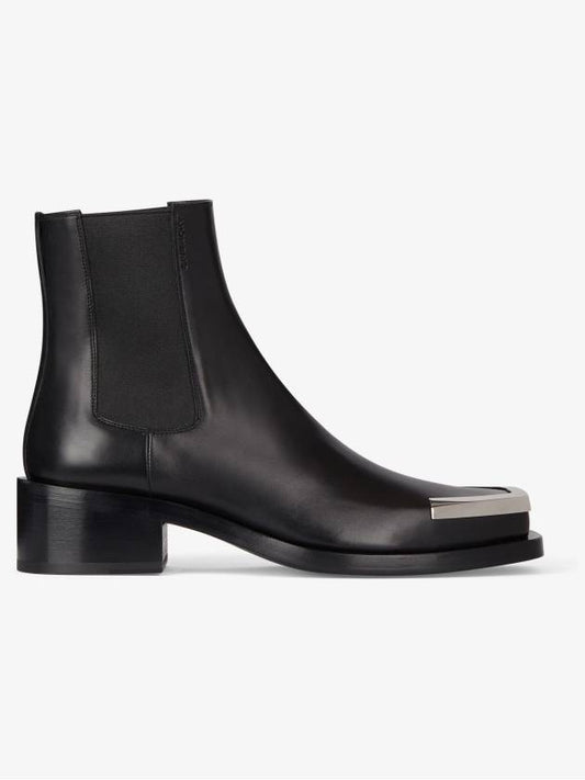 Leather metallic toe cap Austin Chelsea boots bh602eh0r0 - GIVENCHY - BALAAN 2