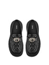 Buffalo Leather Loafers Black - DIOR - BALAAN 4