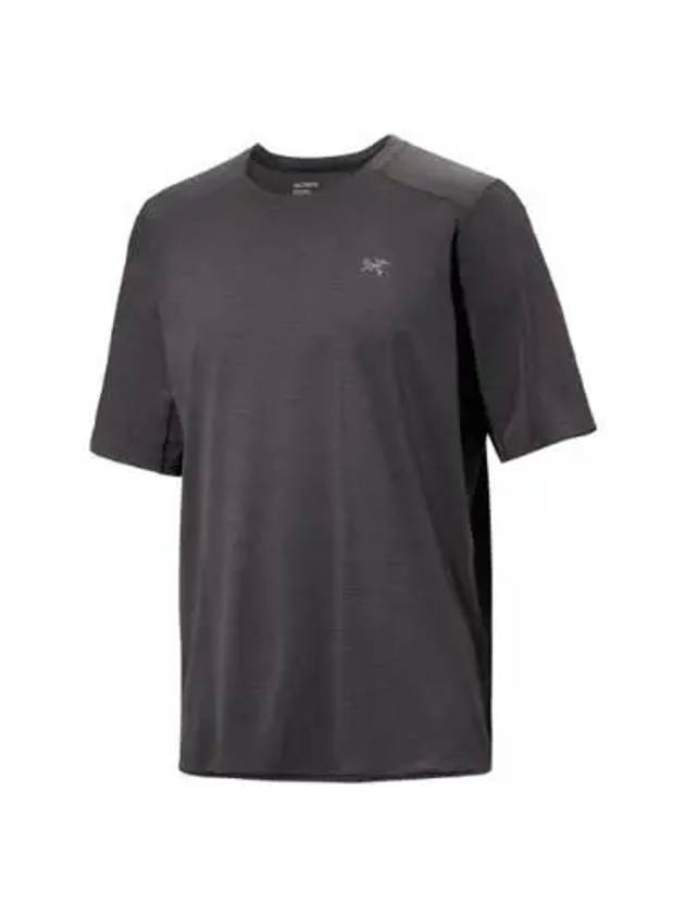 Cormac Crew Neck Short Sleeve T-Shirt Black Heather - ARC'TERYX - BALAAN 2