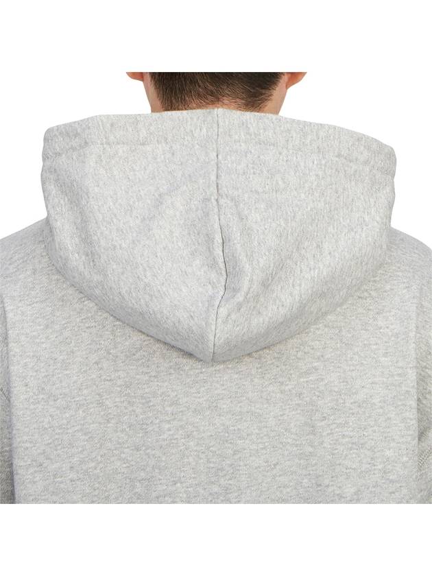 Matte Logo Print Hoodie Grey - ISABEL MARANT - BALAAN 8