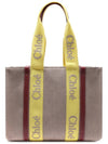 Woody Medium Tote Bag Yellow - CHLOE - BALAAN 3