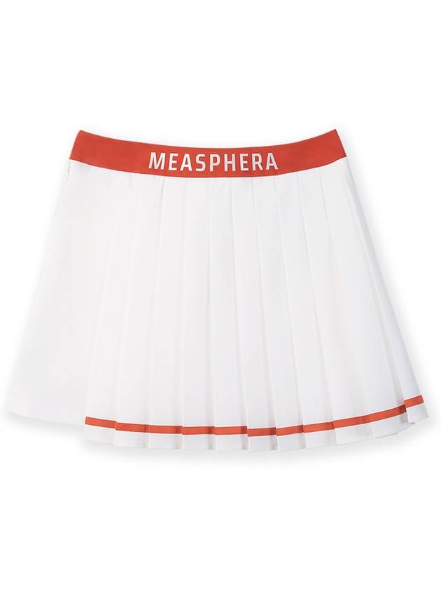 WOMEN PLEATS WRAP SKIRT WHITE - MEASPHERA - BALAAN 2