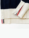 Crew neck cardigan navy FKC454AY1026 - THOM BROWNE - BALAAN 6