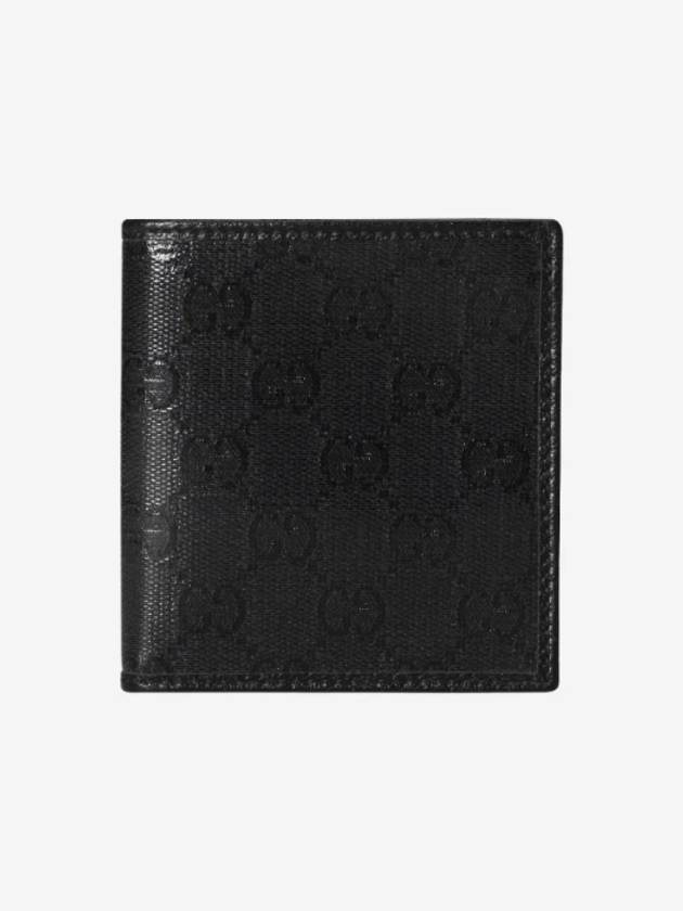 Men's GG Crystal Bi Fold Half Wallet Black - GUCCI - BALAAN 2