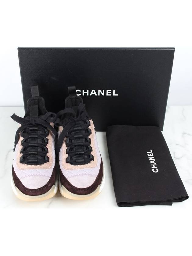 Mixed fiber CC logo sneakers 36 230 - CHANEL - BALAAN 2