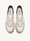 Men's Medalist Leather Low Top Sneakers White - AUTRY - BALAAN 6