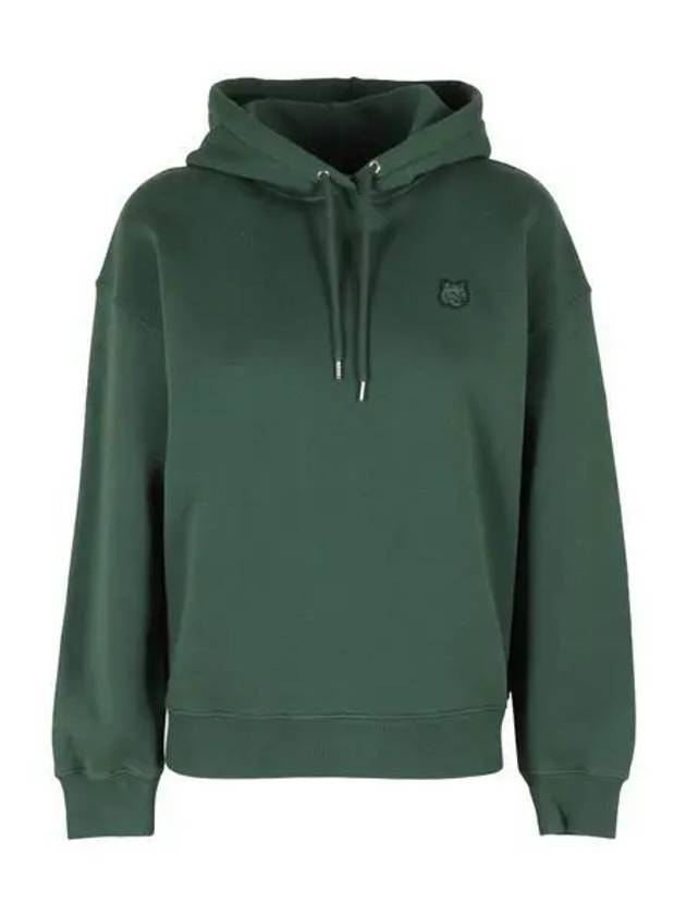 Bold Head Fox Patch Comfort Hooded Bottle Green - MAISON KITSUNE - BALAAN 2