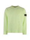 Men's Wappen Patch Knit Top Light Green - STONE ISLAND - BALAAN 2