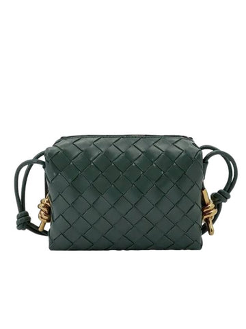 Intrecciato Loop Camera Mini Shoulder Bag Aloe - BOTTEGA VENETA - BALAAN 1