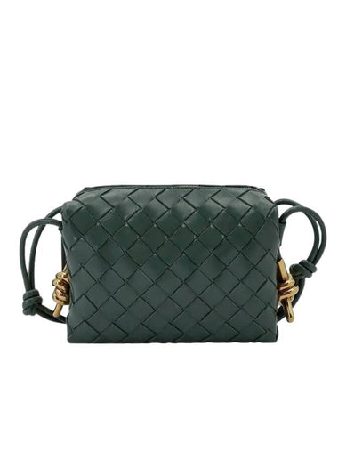 Intrecciato Loop Camera Mini Shoulder Bag Aloe - BOTTEGA VENETA - BALAAN 1