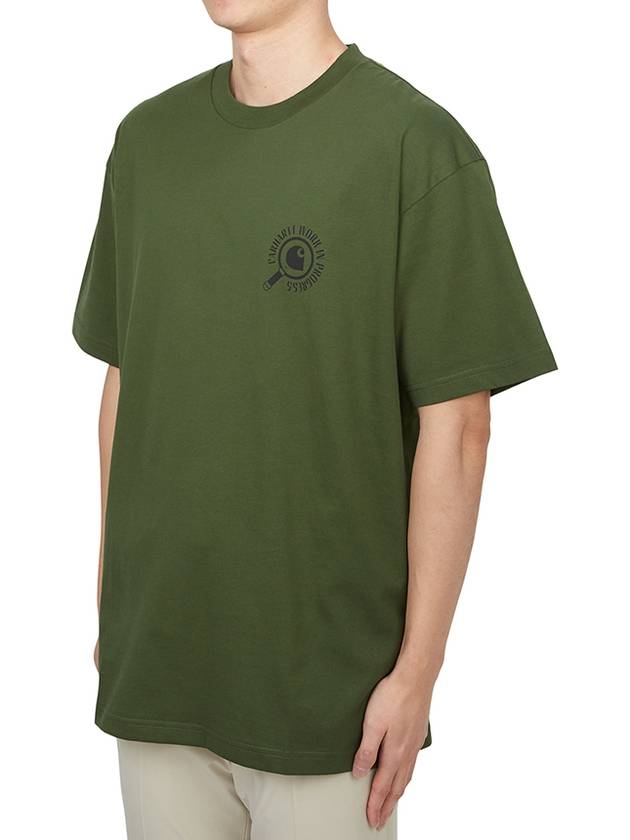 Inspector Short Sleeve T-Shirt Green - CARHARTT WIP - BALAAN 4