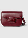 Horsebit 1955 Small Leather Shoulder Bag Rosso Ancora Red - GUCCI - BALAAN 2