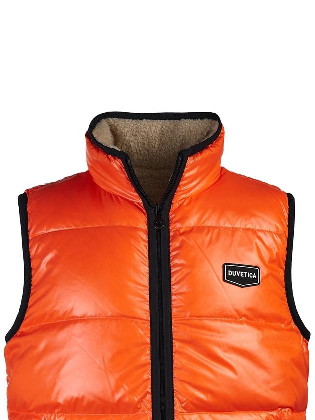 Algorab Logo Reversible Vest Orange - DUVETICA - BALAAN 8