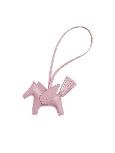 Rodeo Pegasus PM Charm Milo Swift Key Holder Pink - HERMES - BALAAN 1