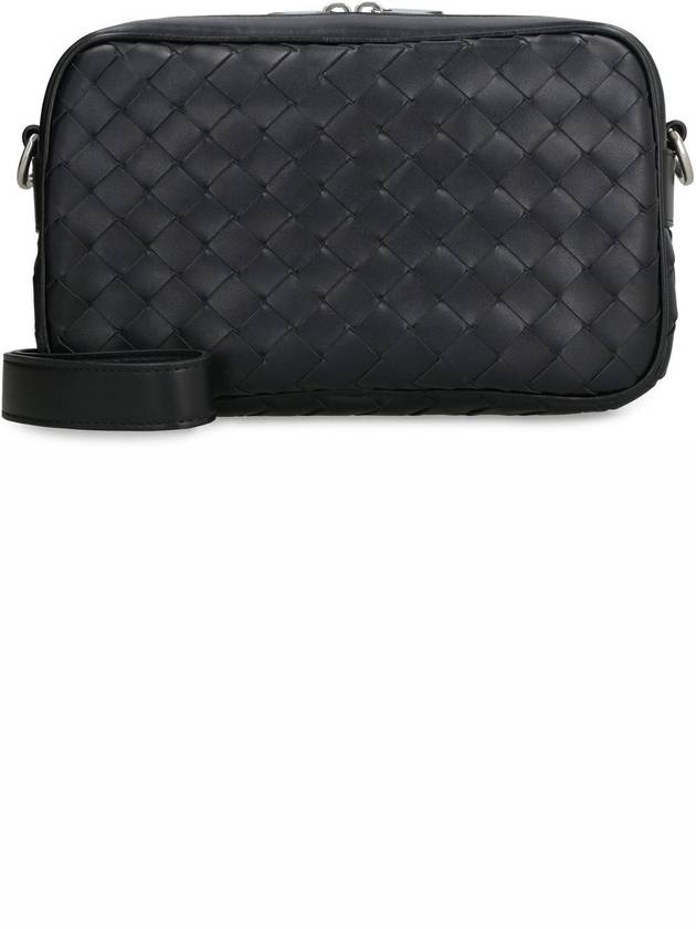 Intrecciato Camera Small Cross Bag Black - BOTTEGA VENETA - BALAAN 3