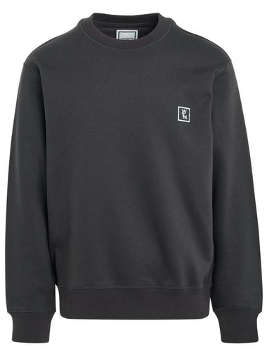 Back logo cotton sweatshirt dark gray - WOOYOUNGMI - BALAAN 1