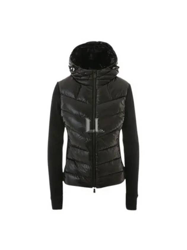 Grenoble Fleece Hooded Padding Black - MONCLER - BALAAN 2