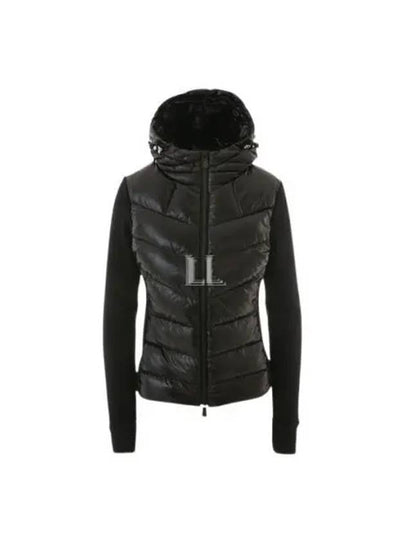 Grenoble Fleece Hooded Padding Black - MONCLER - BALAAN 2