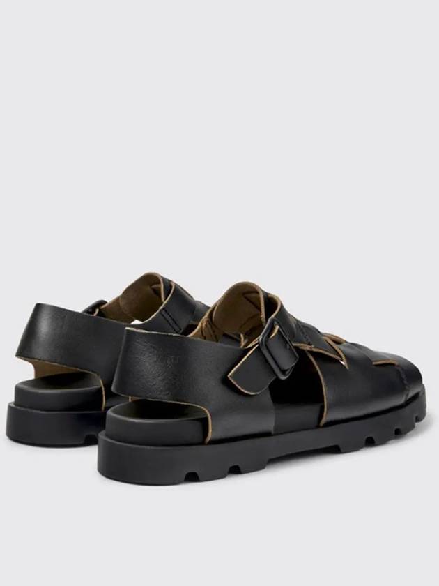 Brutus Leather Sandal Black - CAMPER - BALAAN 4