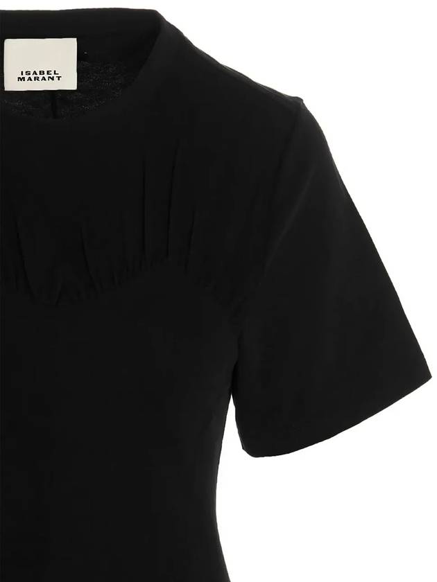 Zazie Short Sleeve T Shirt Black - ISABEL MARANT - BALAAN 4