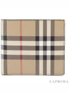 Check Halfwallet Beige - BURBERRY - BALAAN 2