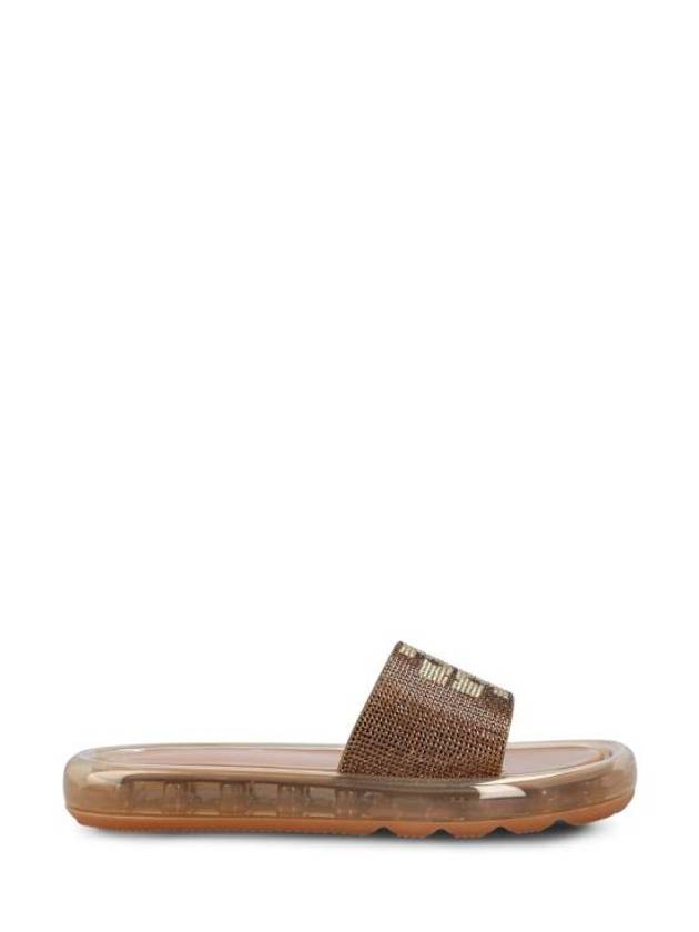 Crystal Bubble Jelly Slippers Peanut Clay - TORY BURCH - BALAAN 1