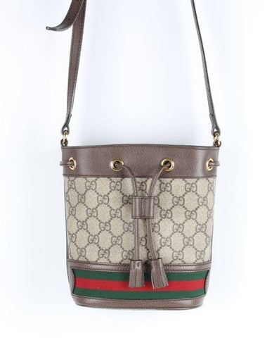 Ophidia GG logo mini bucket bag - GUCCI - BALAAN 1