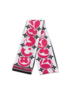 Monogram Marbles Classic Scarf White Pink - LOUIS VUITTON - BALAAN 1