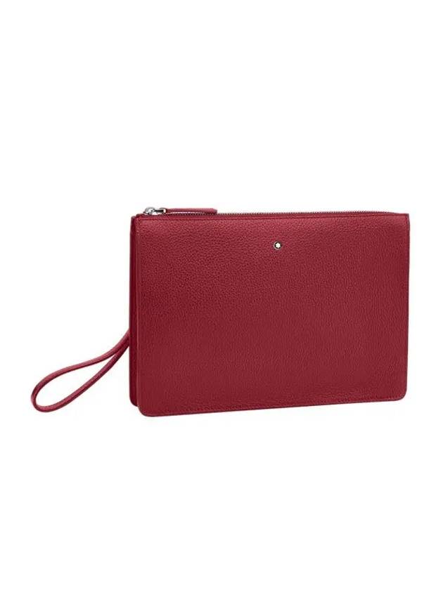 Soft Grain Strap Clutch Bag Red - MONTBLANC - BALAAN 2