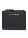 Logo Jet Set Halfwallet Black - MICHAEL KORS - BALAAN.