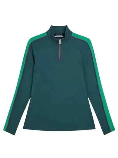 Kora Mid Layer Long Sleeve T-Shirt Green - J.LINDEBERG - BALAAN 2