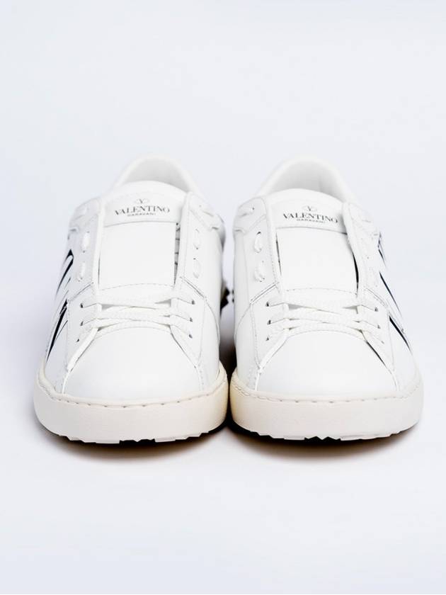 VLTN Logo Low-Top Sneakers White - VALENTINO - BALAAN 3