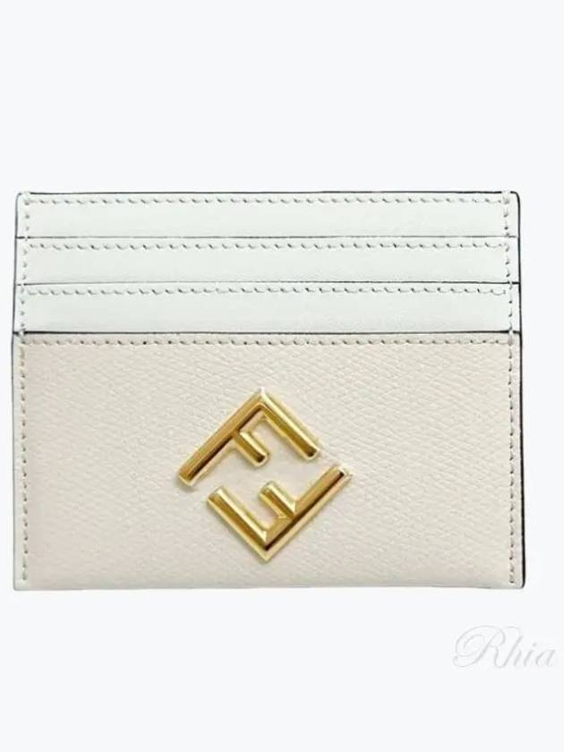 FF Diamond Card Wallet Ivory - FENDI - BALAAN 2