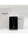 Triomphe Rhinestone Brass Crystal Necklace Silver - CELINE - BALAAN 7