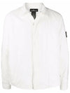 Men's Shadow Project TC Padded Overshirt Jacket White - STONE ISLAND - BALAAN 3