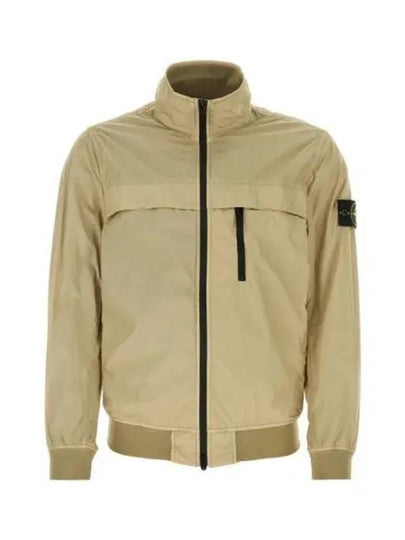 Compass Badge Pleated Windbreaker Sand - STONE ISLAND - BALAAN 2