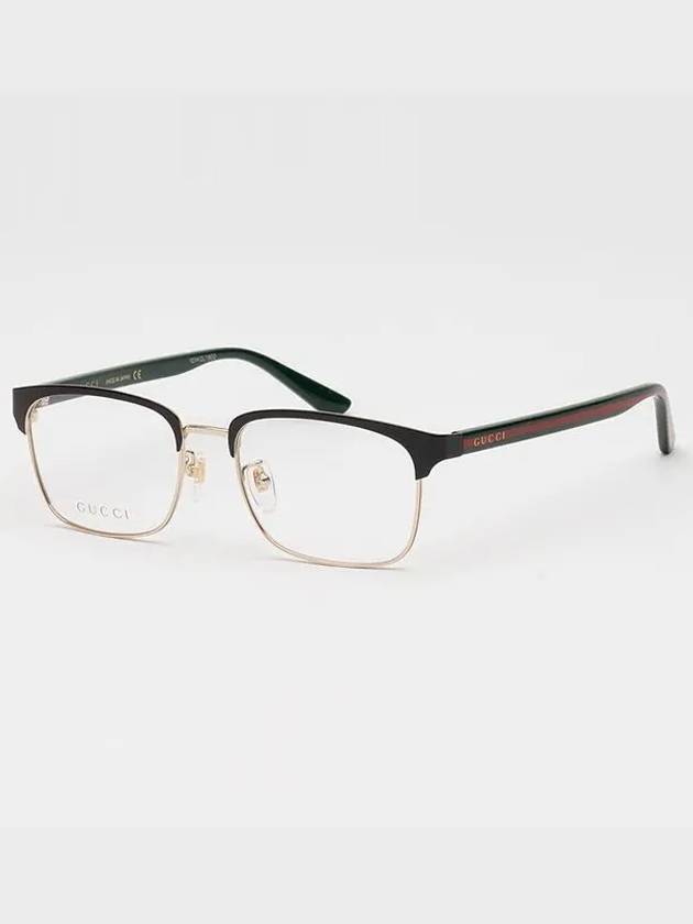 Eyewear Demo Square Sunglasses Black Green - GUCCI - BALAAN 3