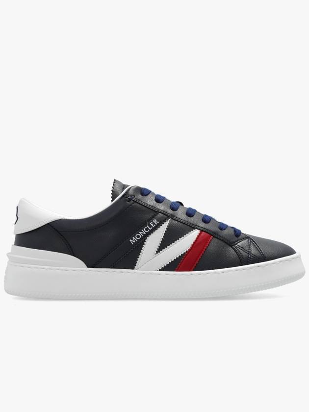 Men's Monaco Trainer Low Top Sneakers Dark Blue - MONCLER - BALAAN 2