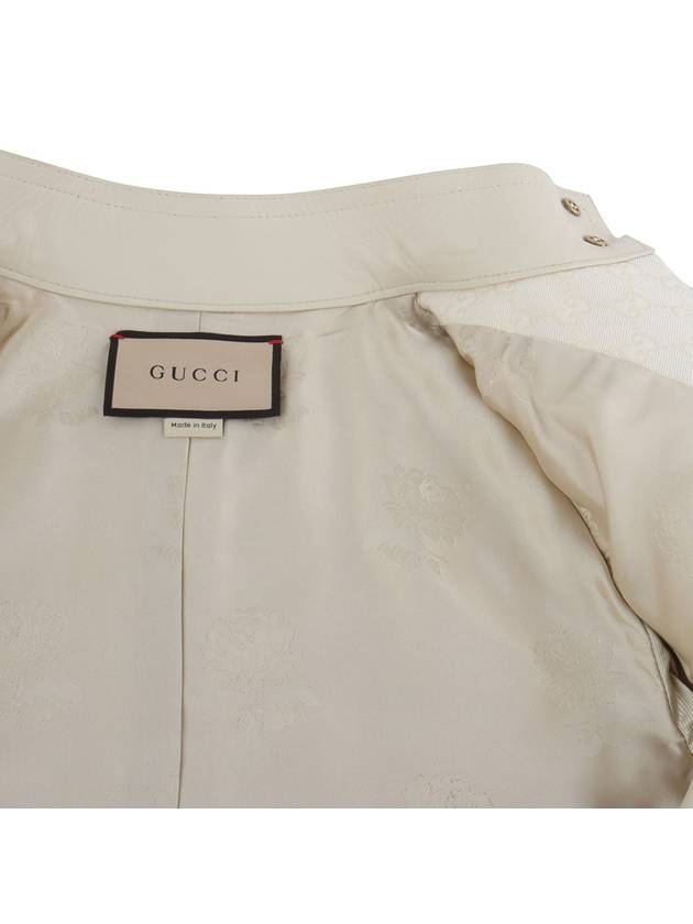 681034 GG Canvas Women s Jacket Size 3633662Y - GUCCI - BALAAN 6