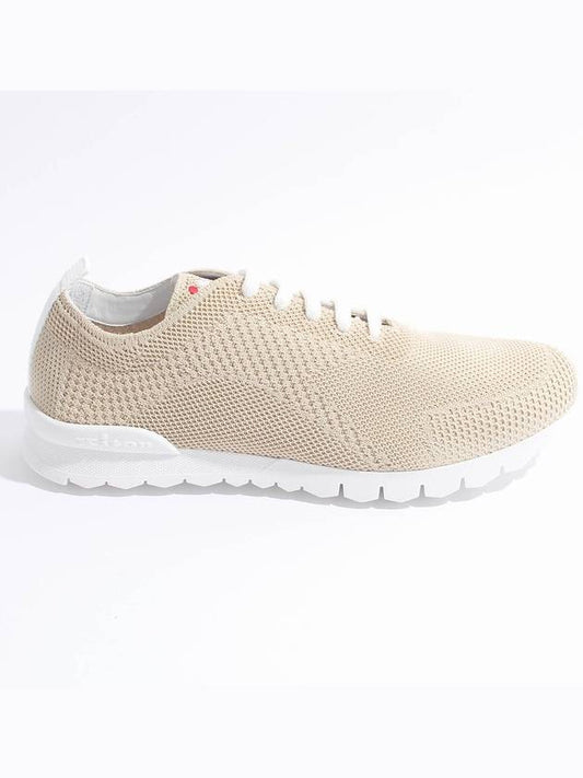 knit low-top sneakers beige - KITON - BALAAN 2