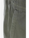 Brushed Textured Recycled Cotton Cargo Pants Olive - STONE ISLAND - BALAAN 6