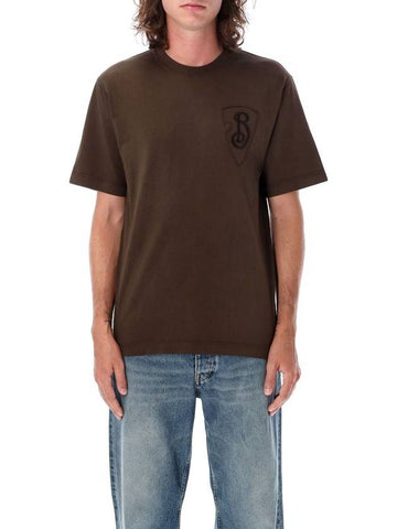 Embroidered logo t-shirt - BURBERRY - BALAAN 1