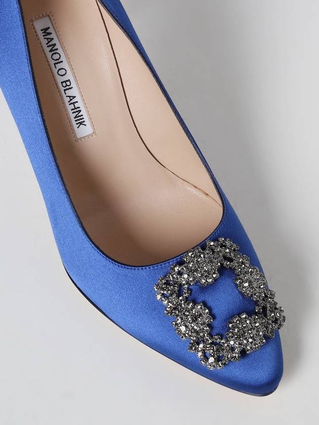 Hangisi Manolo Blahnik d&eacute;collet&eacute; in satin - MANOLO BLAHNIK - BALAAN 4