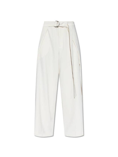 Belt Wide Pants Ivory - AMI - BALAAN 2