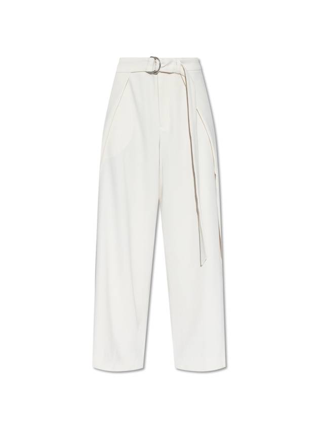 Belt Wide Pants Ivory - AMI - BALAAN 1