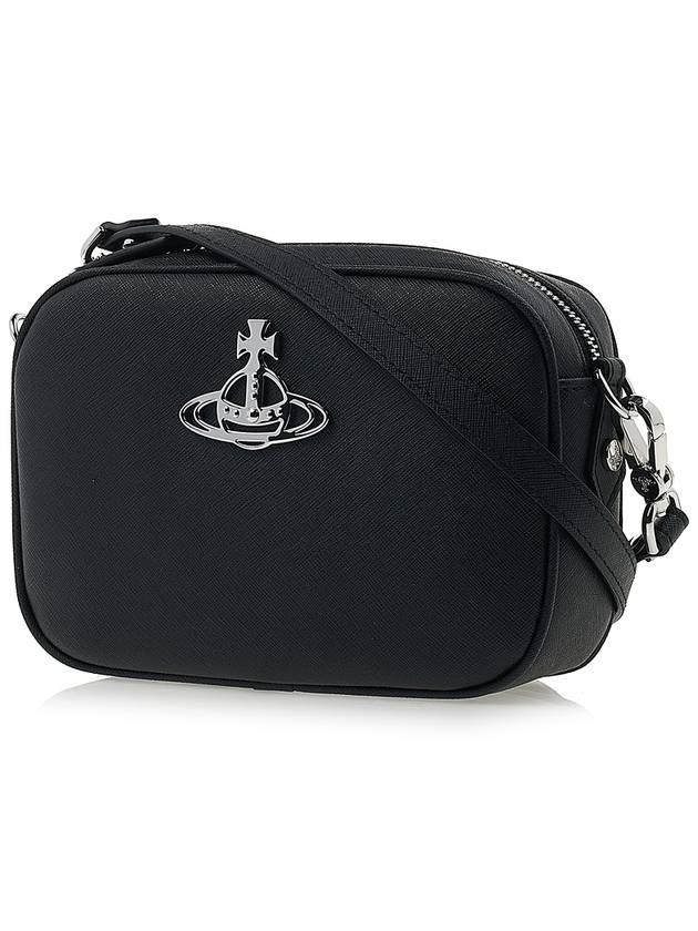 ORB logo Anna cross bag black - VIVIENNE WESTWOOD - BALAAN 3